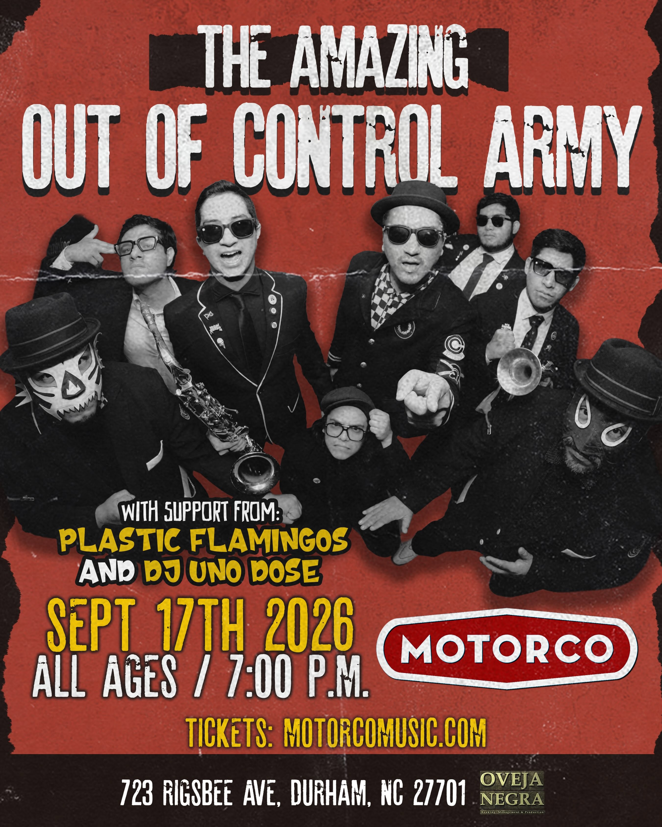 Out of Control Army en Carolina del Norte